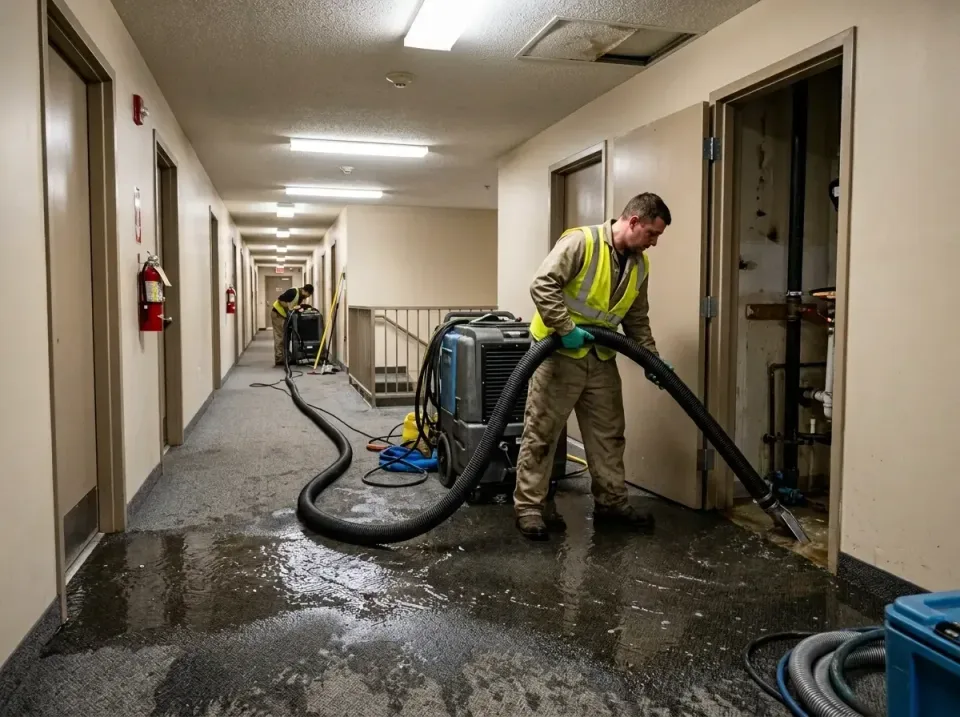 multi-unit-apartment-hallway-f-005 — frequently asked questions, Emergency Burst Pipe Water Extraction & Removal in Barron,…